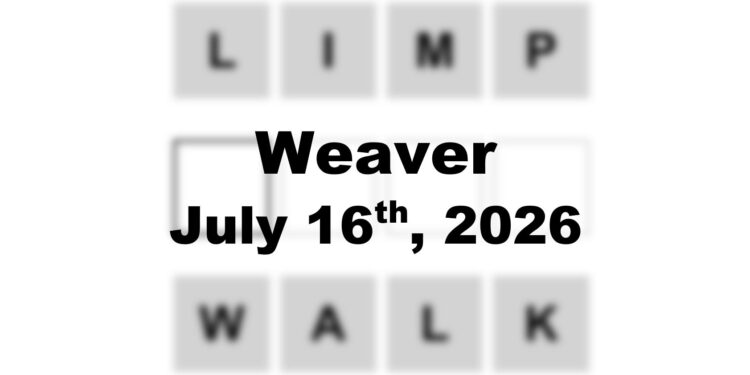 Weaver Answer - 16th July 2026