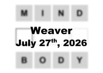 ‘Wordle’ Answer Today 1864 July 27th 2026 – Hints and Solution (7/27/26)