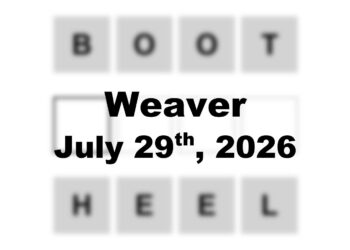 ‘Wordle’ Answer Today 1866 July 29th 2026 – Hints and Solution (7/29/26)