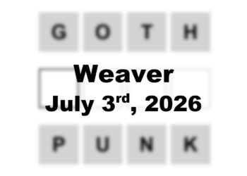‘Wordle’ Answer Today 1840 July 3rd 2026 – Hints and Solution (7/3/26)