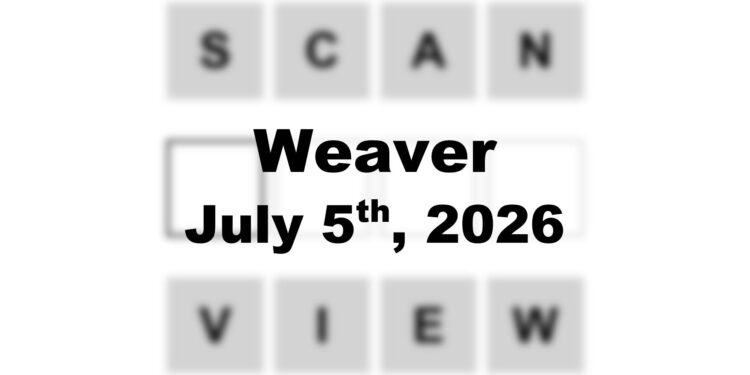 Weaver Answer - 5th July 2026