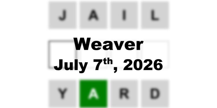 Weaver Answer - 7th July 2026