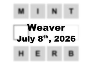 ‘Wordle’ Answer Today 1845 July 8th 2026 – Hints and Solution (7/8/26)
