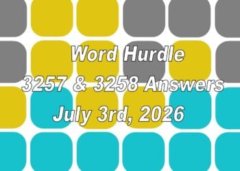 ‘Wordle’ Answer Today 1840 July 3rd 2026 – Hints and Solution (7/3/26)