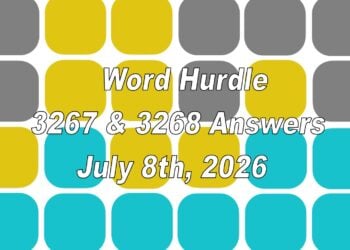 ‘Wordle’ Answer Today 1845 July 8th 2026 – Hints and Solution (7/8/26)