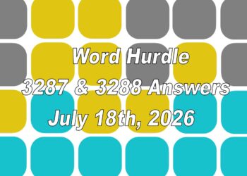 ‘Wordle’ Answer Today 1855 July 18th 2026 – Hints and Solution (7/18/26)