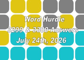 ‘Wordle’ Answer Today 1861 July 24th 2026 – Hints and Solution (7/24/26)