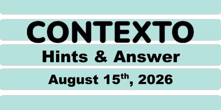 Daily Contexto 1427 - August 15th 2026