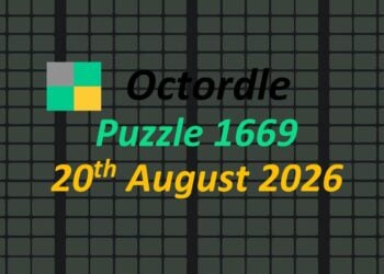 ‘Wordle’ Answer Today 1888 August 20th 2026 – Hints and Solution (8/20/26)
