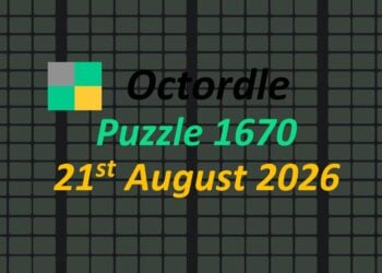 ‘Wordle’ Answer Today 1889 August 21st 2026 – Hints and Solution (8/21/26)