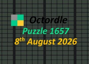 ‘Wordle’ Answer Today 1876 August 8th 2026 – Hints and Solution (8/8/26)