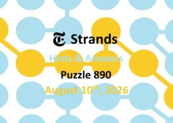 ‘Wordle’ Answer Today 1878 August 10th 2026 – Hints and Solution (8/10/26)