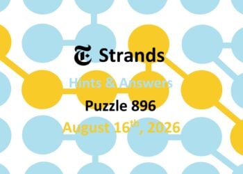 ‘Wordle’ Answer Today 1884 August 16th 2026 – Hints and Solution (8/16/26)