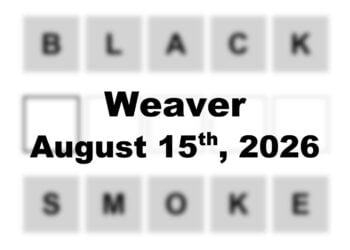 ‘Wordle’ Answer Today 1883 August 15th 2026 – Hints and Solution (8/15/26)