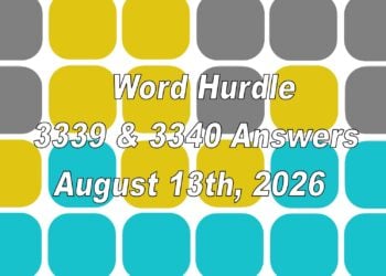 ‘Wordle’ Answer Today 1881 August 13th 2026 – Hints and Solution (8/13/26)