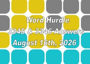 ‘Wordle’ Answer Today 1884 August 16th 2026 – Hints and Solution (8/16/26)